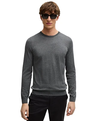 Boss by Hugo Men's Slim-Fit Merino Wool Sweater