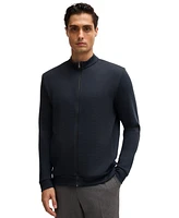 Boss Men's Cotton Zip-Up Sweatshirt