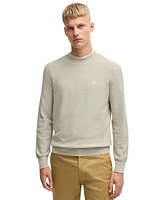 Boss by Hugo Men's Logo Patch Regular-Fit Sweater