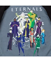 Eternals Little Boys Fleece Pullover Hoodie with Cape 3D nose
