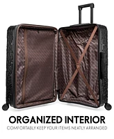Elle Wayfarer 3-Piece Expandable Monogram Spinner Luggage Set