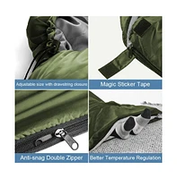 Sleeping Bags Adults Backpacking Lightweight Waterproof Cold Weather Bag Blue
