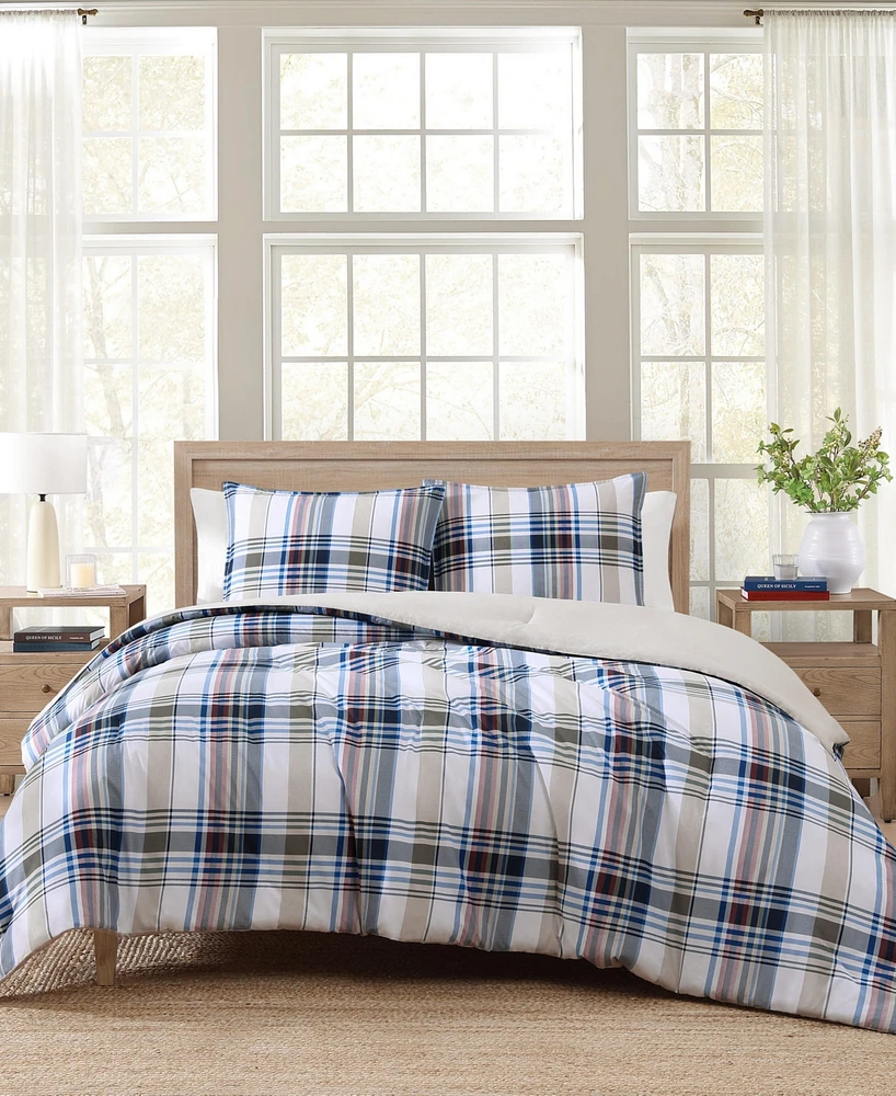 Tommy Hilfiger Waterbury Plaid Cotton 2-Pc. Comforter Set, Twin/Twin Xl