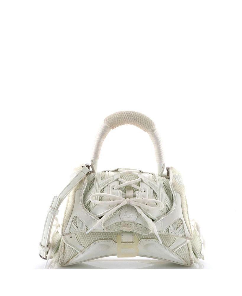 Pre-Owned Balenciaga Small SneakerHead Top Handle Bag Mesh and Faux Leather