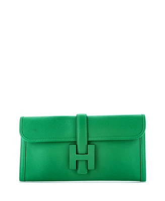 Pre-Owned HERMES 29 Jige Elan Clutch Epsom