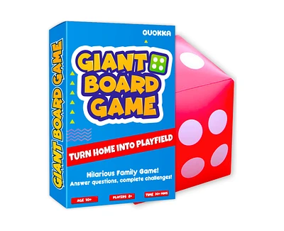Quokka Giant Outdoor Games for Kids Ages 8-12 - Fun Family Game for Kids & Adults with Jumbo Dice