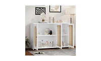Kitchen Storage Cabinet Stylish and Functional Organizer for Kitchenware, Pantry, Supplies