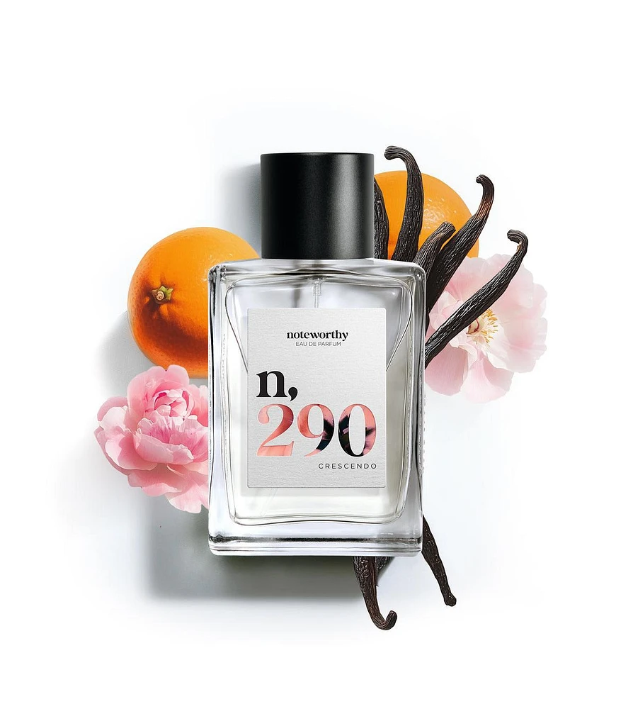 Noteworthy n,290 Eau De Parfum | Crescendo | Mandarin Peony Vanilla Fragrance