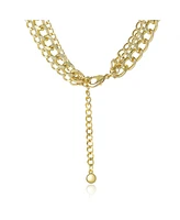Jessica Simpson Gold-Tone Layered Chain Necklace Set