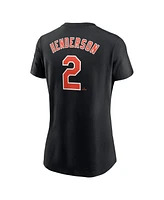 Nike Women's Gunnar Henderson Black Baltimore Orioles Fuse Name Number T-Shirt