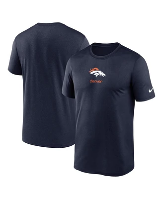 Nike Men's Navy Denver Broncos Legend Sign Performance T-Shirt