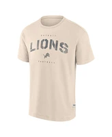 Fanatics Men's Cream Detroit Lions Elements Weathered Tonal Future Ground T-Shirt
