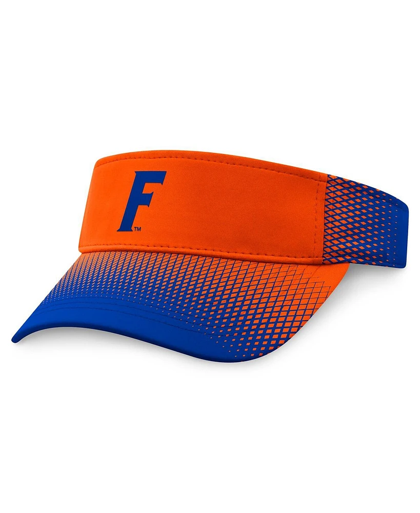 Top of the World Men's Orange/Royal Florida Gators Two-Tone Adjustable Visor Hat