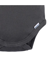 Gerber Baby Boys 2-Pack Bodysuit and Shorts Set, Dark Grey, 0-3 Months