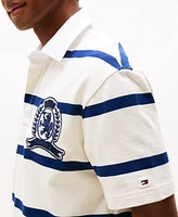 Tommy Hilfiger Men's Classic-Fit Rugby Stripe Logo Polo Shirt