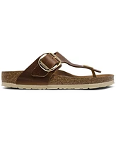 Birkenstock Women's Gizeh Big Buckle Oiled Leather Sandals from Finish Line