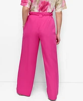 Dkny Women's Tie-Front Wide-Leg Pants