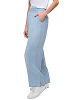 Dkny Jeans Petite Pull-On Wide-Leg Pants
