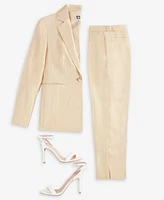 Anne Klein Womens One Button Jacket Pants