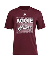 Adidas Men's Maroon Texas A&M Aggies Locker Swish Tri-Blend T-Shirt