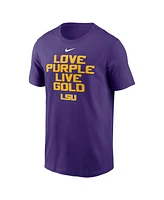 Nike Men's Purple Lsu Tigers Local Campus T-Shirt