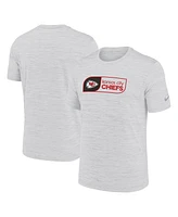 Nike Men's White Kansas City Chiefs Velocity Jock Tag Performance T-Shirt