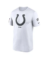 Nike Men's White Indianapolis Colts 2024 Salute To Service Legend Performance T-Shirt
