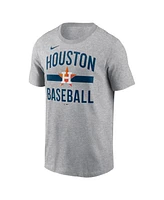 Nike Men's Heather Gray Houston Astros Arched T-Shirt
