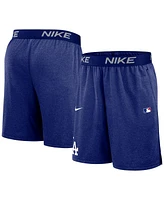 Nike Men's Royal Los Angeles Dodgers Authentic Collection Performance Knit Shorts
