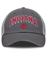 Fanatics Men's Charcoal Indiana Hoosiers Ionic Trucker Adjustable Hat