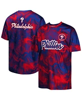 Outerstuff Big Boys and Girls Red/Royal Philadelphia Phillies Pinch Hitter T-Shirt