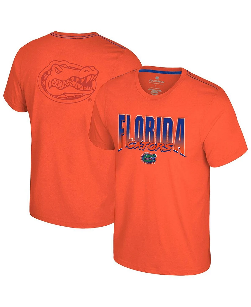 Colosseum Men's Orange Florida Gators Dual Logo T-Shirt
