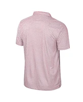 Colosseum Men's Crimson Alabama Tide Big Tall Marty Rival Polo Shirt