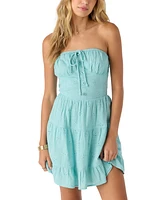O'Neill Juniors' Naya Cotton Eyelet Strapless Mini Dress