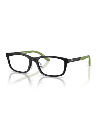 Emporio Armani Kids Men's Rectangle Eyeglasses, EK3009