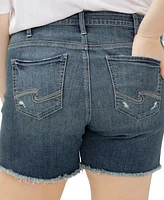 Silver Jeans Co. Plus Distressed Suki Shorts