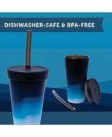 Straw Tumbler 22oz: Moon Beam