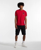 Ecko Unltd Men's Keep Tabs On Belted Cargo Shorts