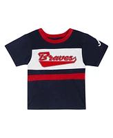 Outerstuff Toddler 2-Piece Navy Atlanta Braves Bonus Ball T-Shirt and Shorts Set