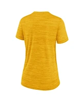 Nike Women's Gold Pittsburgh Pirates Authentic Collection City Connect Velocity Performance T-Shirt