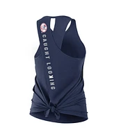 Nike Women's Navy New York Yankees Crisscross Performance Tank Top