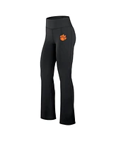 Fanatics Women's Black Clemson Tigers Training Camp Maxed Out Flare Leggings