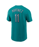 Nike Men's Edgar Martinez Aqua Seattle Mariners Cooperstown Collection Name Number T-Shirt