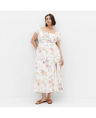 City Chic Plus Size Abbigail Print Dress