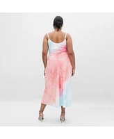 City Chic Plus Mali Print Dress