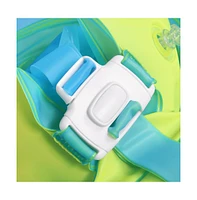 Baby Pool Float with Canopy Baby Float Infant Swimming Float Sun Protection Skin-Friendly Blue