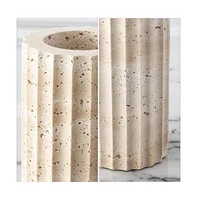 Teroi Travertine Vase Set 2