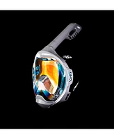 Moflow+ Gray Irridium Lxl - Enhanced Vision, Comfortable Fit, Adult Snorkeling