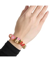 Disney Minnie Mouse Charm Bracelet with Heart Accents