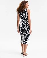 I.n.c. International Concepts Women's Faux-Wrap Midi Dress, Exclusively at Macy's